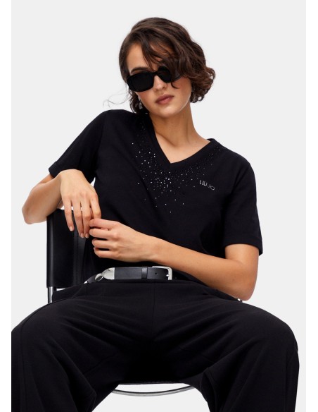 Liu Jo T-Shirt avec strass