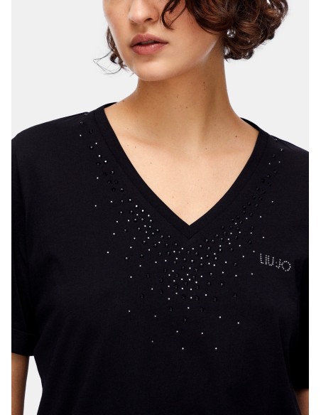 Liu Jo T-Shirt avec strass