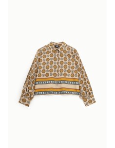 Dixie overhemd met levendige geometrische print 2