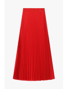 Jupe midi plissée avec élastique à la taille Dixie