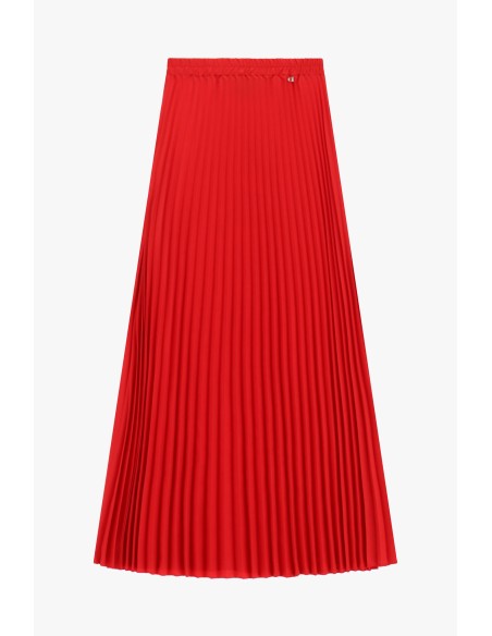 Jupe midi plissée avec élastique à la taille Dixie