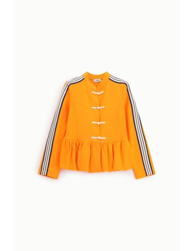 Sweat-shirt sans capuche avec nœud et volant Dixie