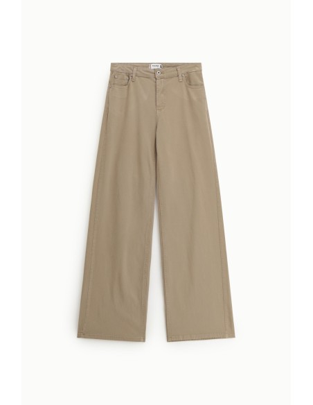 Pantalon large à cinq poches taille haute s'il vous plaît
