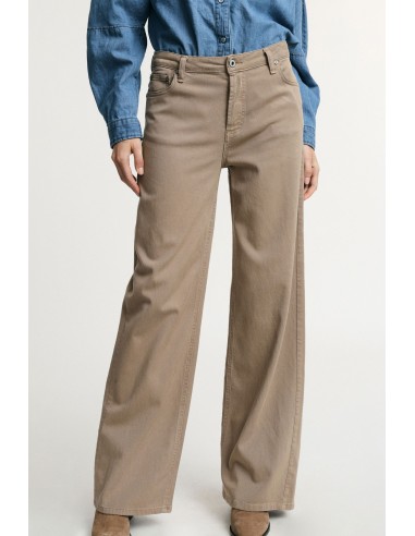 Pantalon large à cinq poches taille haute s'il vous plaît