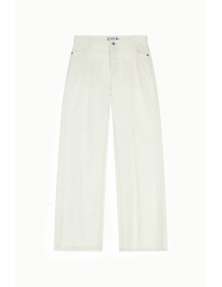 Pantalon large à cinq poches taille haute s'il vous plaît
