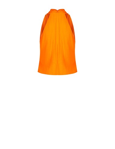 Top portefeuille en mélange de viscose à effet froissé Rinascimento