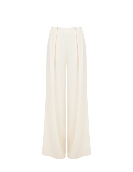 Pantalon palazzo en tissu fluide Rinascimento