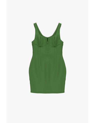 Robe courte à larges bretelles et bonnets façonnés Dixie