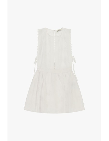 Robe courte sans manches avec détails bouclés Dixie