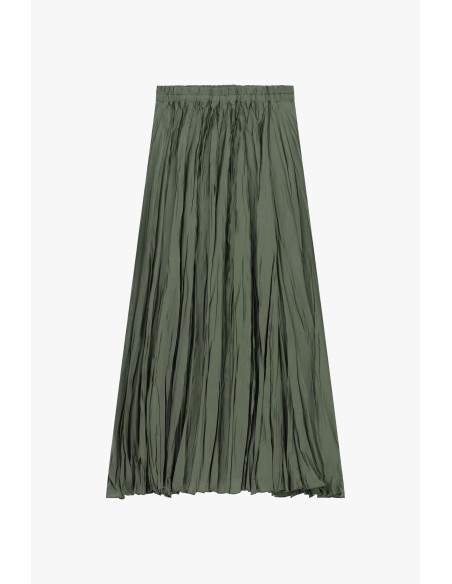 Geplooide midi-rok met elastische taille Dixie