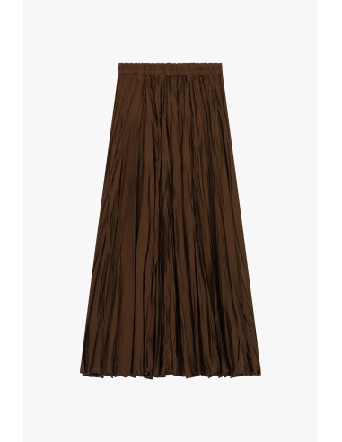 Jupe midi plissée avec ceinture élastique Dixie