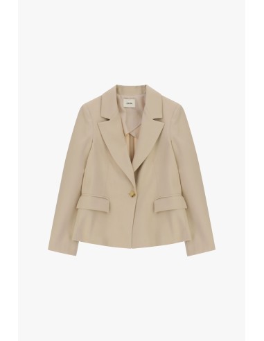 Dixie blazer met één rij knopen en zakken met klep