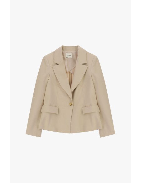 Dixie blazer met één rij knopen en zakken met klep