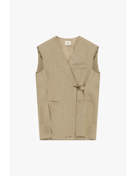 Gilet met zijsluiting en voorzakken Dixie