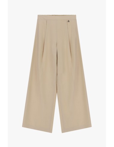 Dixie Palazzo-broek met hoge taille en plooien aan de voorkant
