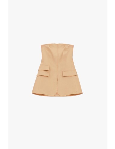 Top bustier de tailleur avec poches latérales Dixie