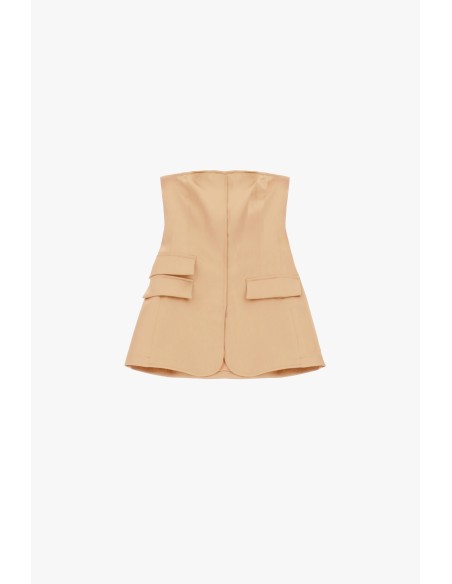 Top bustier de tailleur avec poches latérales Dixie