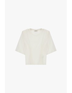 T-shirt met wijde mouwen en plooien aan de voorkant Dixie