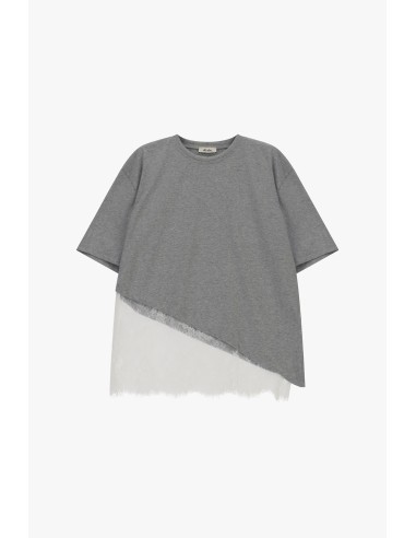 Dixie - T-shirt à manches courtes avec détails asymétriques