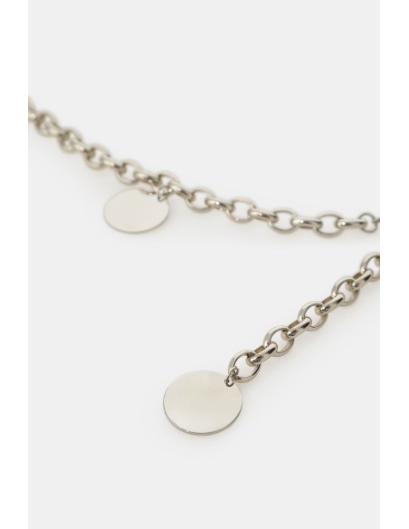 Ceinture en chaîne avec pendentifs Maxi Dixie ronds