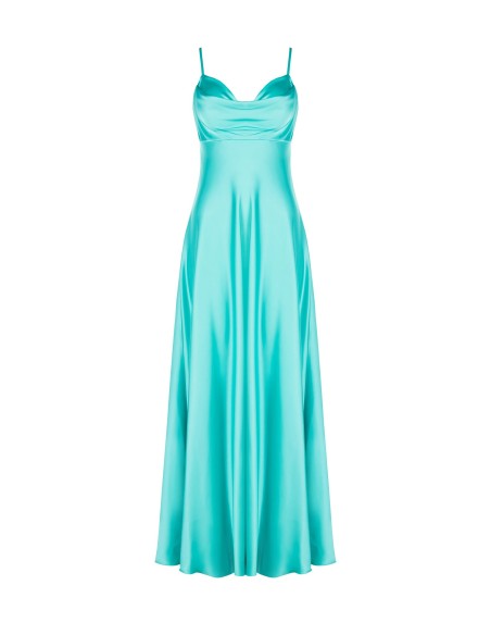 Robe maxi empire en satin Rinascimento