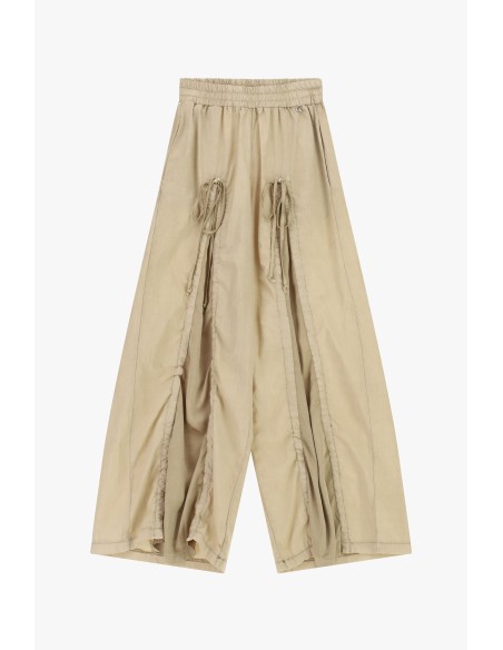 Palazzo-broek met elastische taille en details met trekkoord van Dixie