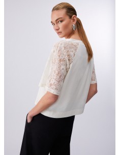 T-shirt met kanten details van Liu Jo 2