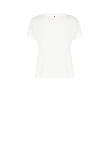 T-shirt regular en coton « Le Diable s’habille en Prada » Miranda avec détails en strass Rinascimento