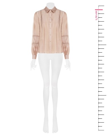 Ultralichte blouse van Lyocell-mix met opengewerkte details van Rinascimento