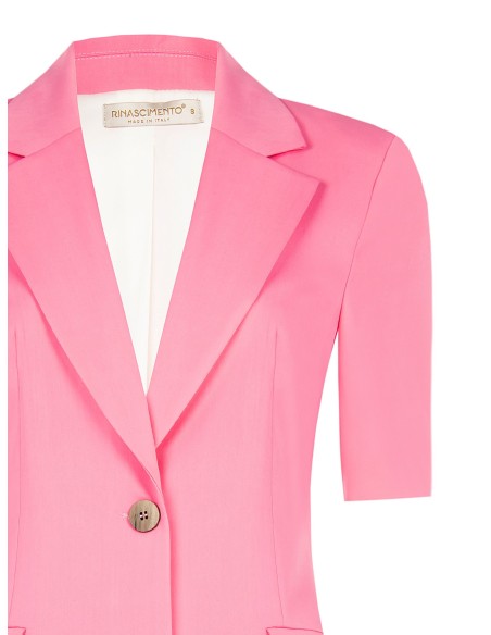 Rinascimento Veste blazer à manches courtes en poly-viscose