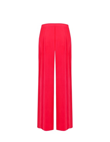 Pantalon palazzo en mélange de viscose sans poches Rinascimento