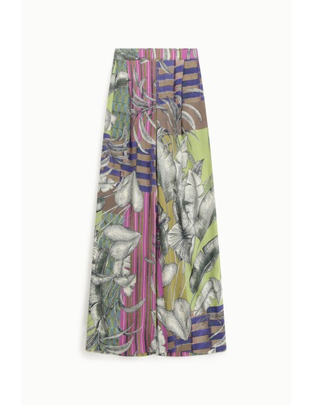 Wijde broek met bloemenprint Dixie