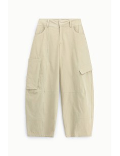 Pantalon palazzo raccourci avec poches cargo latérales Dixie 2