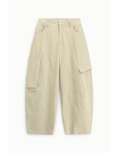 Pantalon palazzo raccourci avec poches cargo latérales Dixie