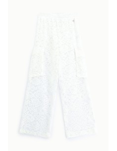 Dixie Palazzo-broek met wijde pijpen van kant