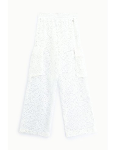 Dixie Palazzo-broek met wijde pijpen van kant