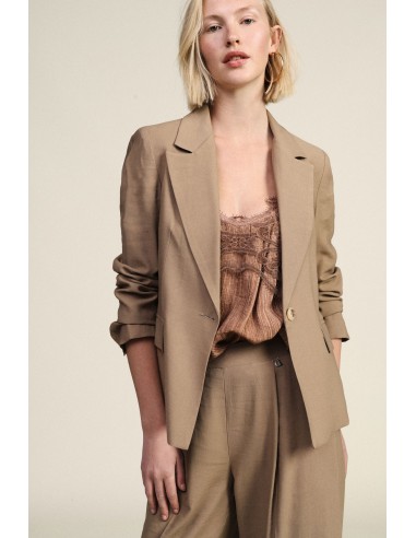 Blazer croisé à un bouton avec poches à rabat Dixie