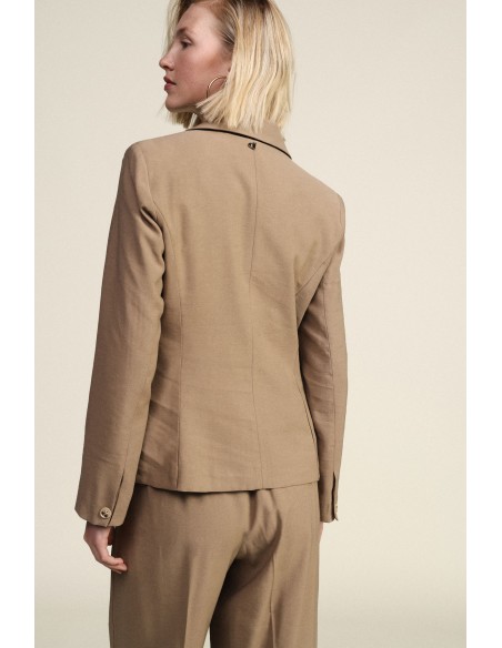 Blazer croisé à un bouton avec poches à rabat Dixie
