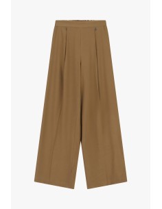 Dixie Palazzo-broek met hoge taille en plooien aan de voorkant 2