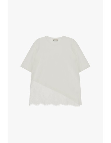T-shirt à manches courtes avec détails asymétriques Dixie