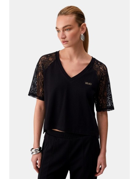 Liu Jo - T-shirt avec dentelle