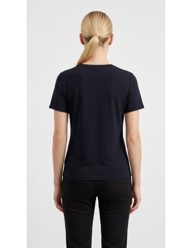 Liu Jo T-Shirt avec broderie de strass et de fleurs