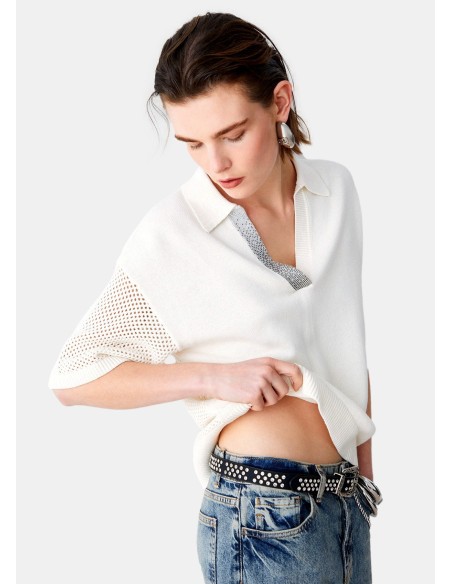 Liu Jo T-Shirt avec détails perforés