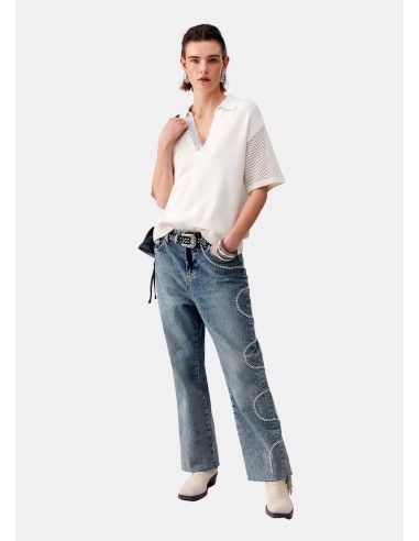 Liu Jo T-Shirt avec détails perforés