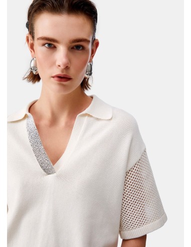 Liu Jo T-Shirt avec détails perforés