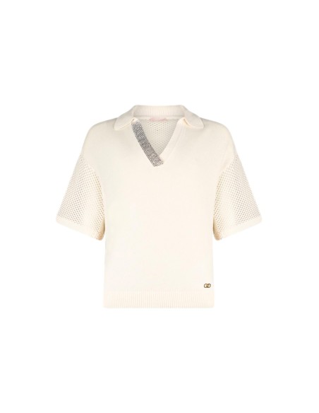Liu Jo T-Shirt avec détails perforés