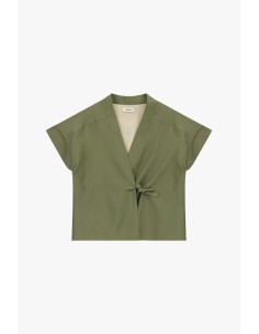 Veste chemise courte avec manches kimono Dixie 2