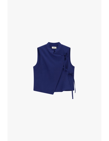Veste sans manches avec fermeture latérale par ruban Dixie