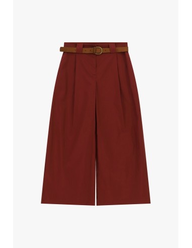 Dixie Palazzo-culottebroek met hoge taille en riem