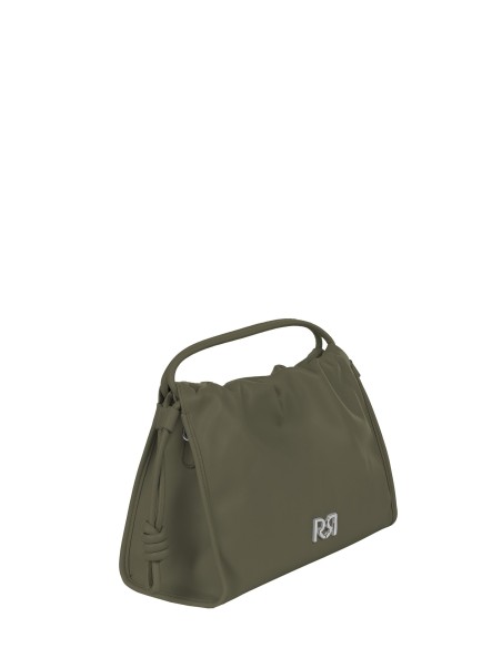 Sac à main en similicuir avec lien coulissant et bandoulière réglable amovible Rinascimento